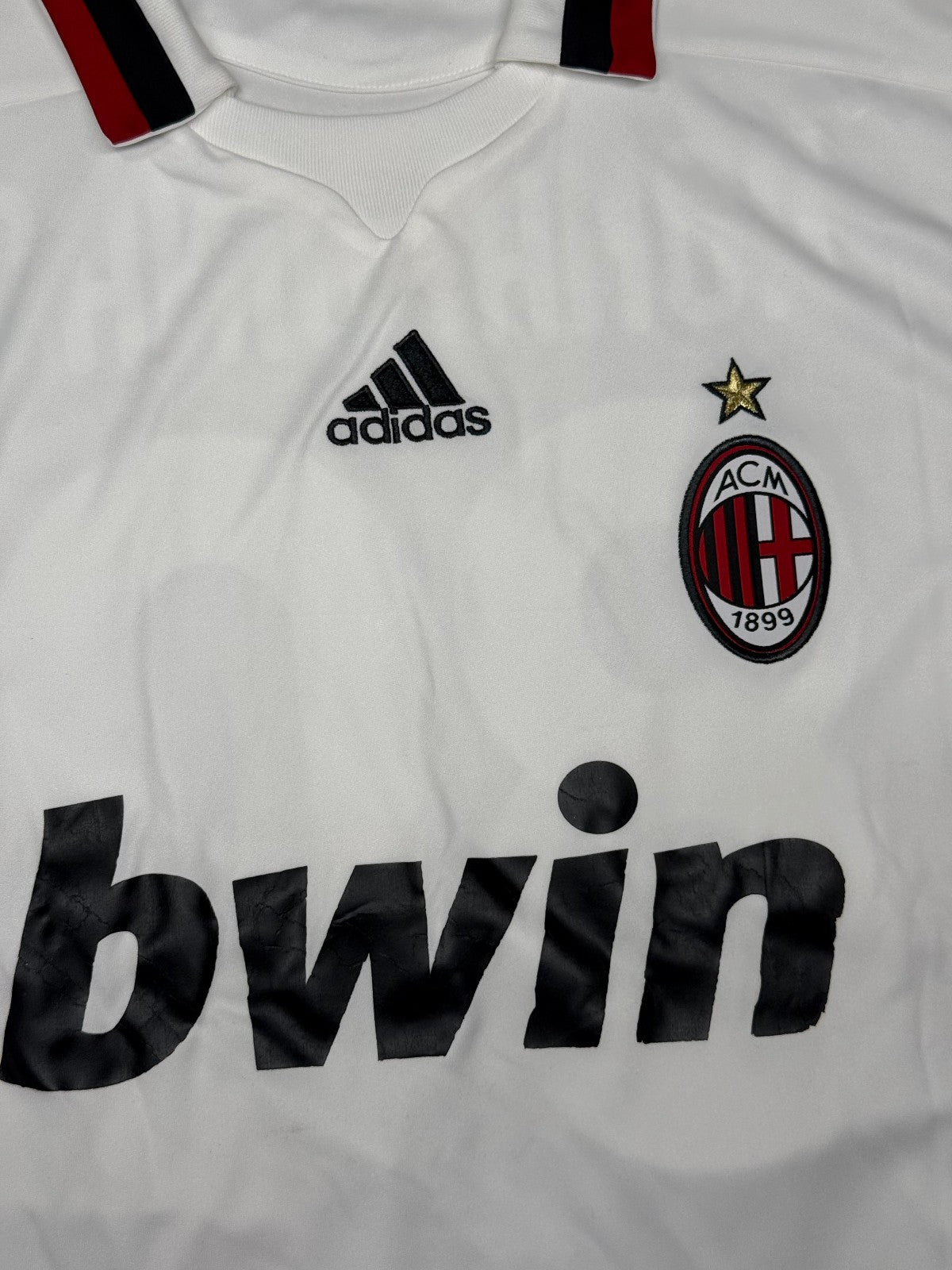 maglia calcio vintage AC Milan 2009 2010 RONALDINHO #80 XL Bwin Serie A