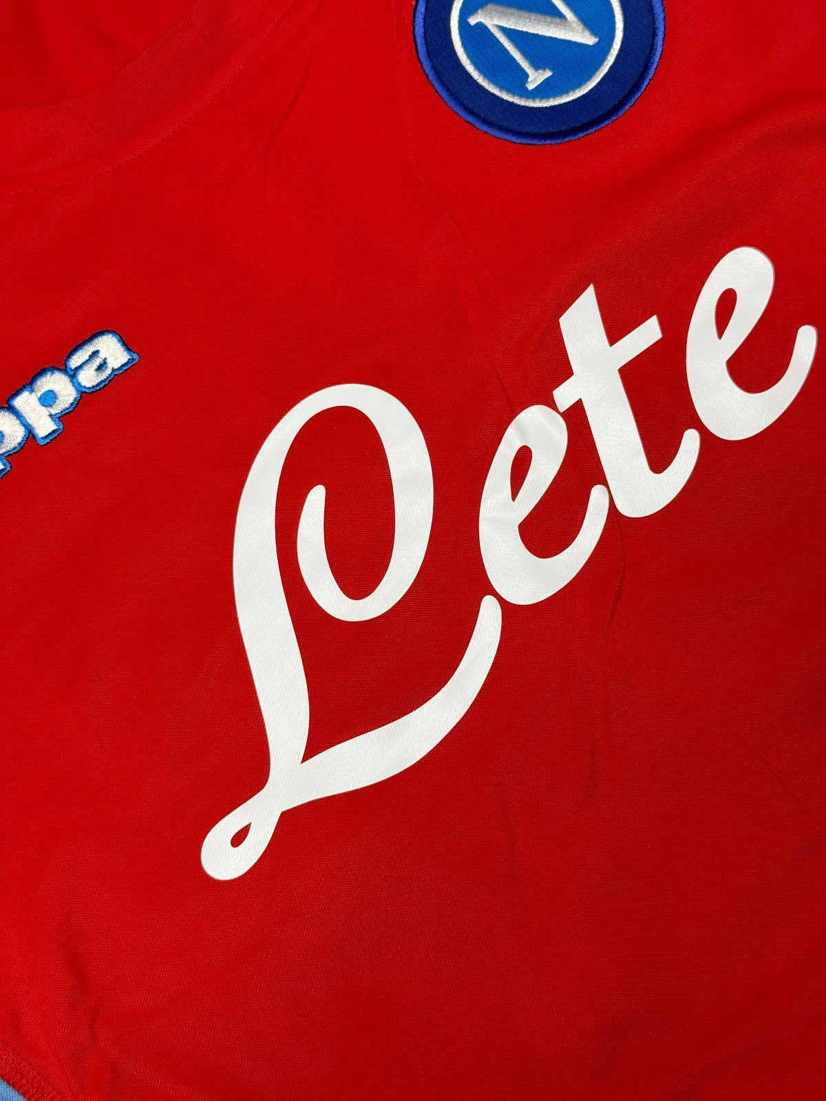 maglia calcio vintage SSC NAPOLI Kappa Serie C 2005 2006 LETE L #10 Lete