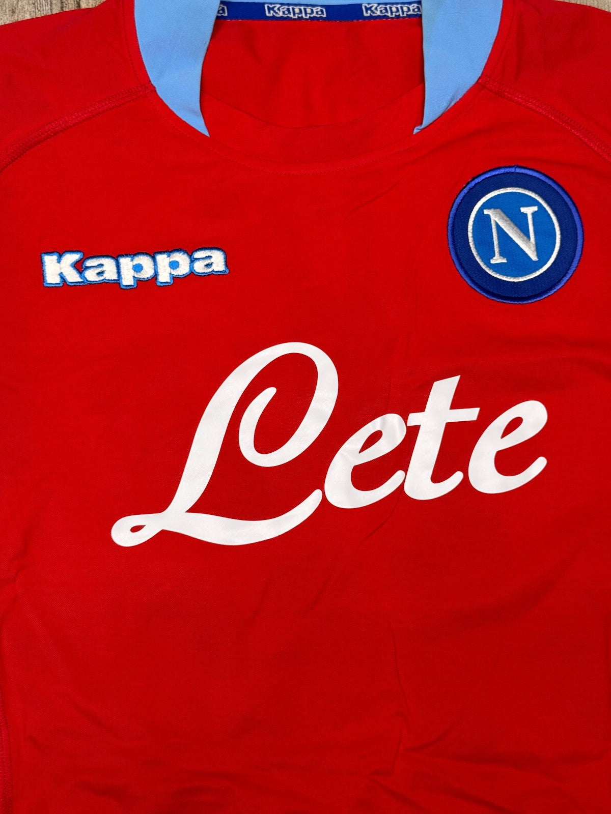 maglia calcio vintage SSC NAPOLI Kappa Serie C 2005 2006 LETE L #10 Lete