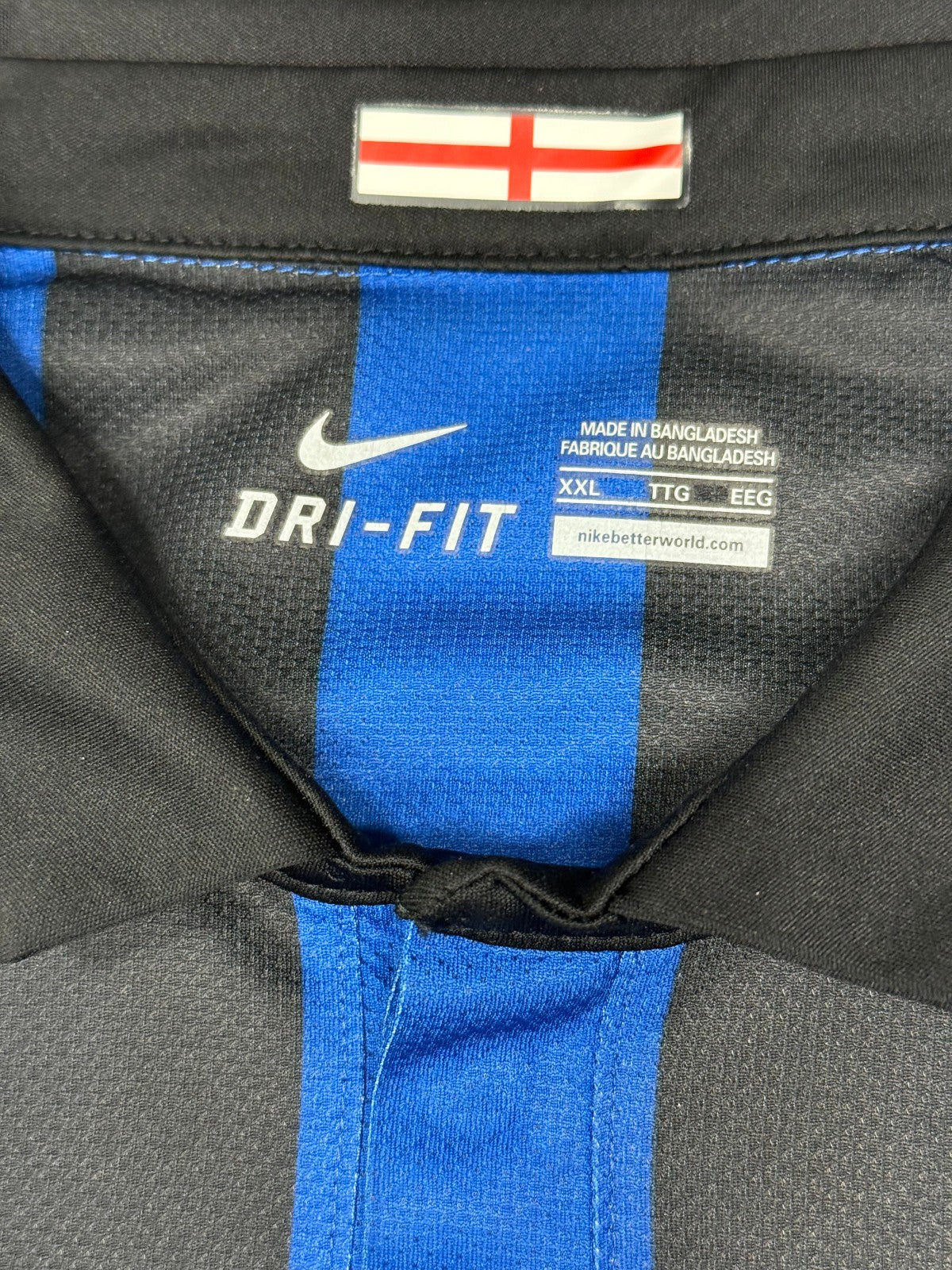 Maglia calcio vintage Inter Zanetti Pirelli Nike 2011 2012 XXL shirt jersey