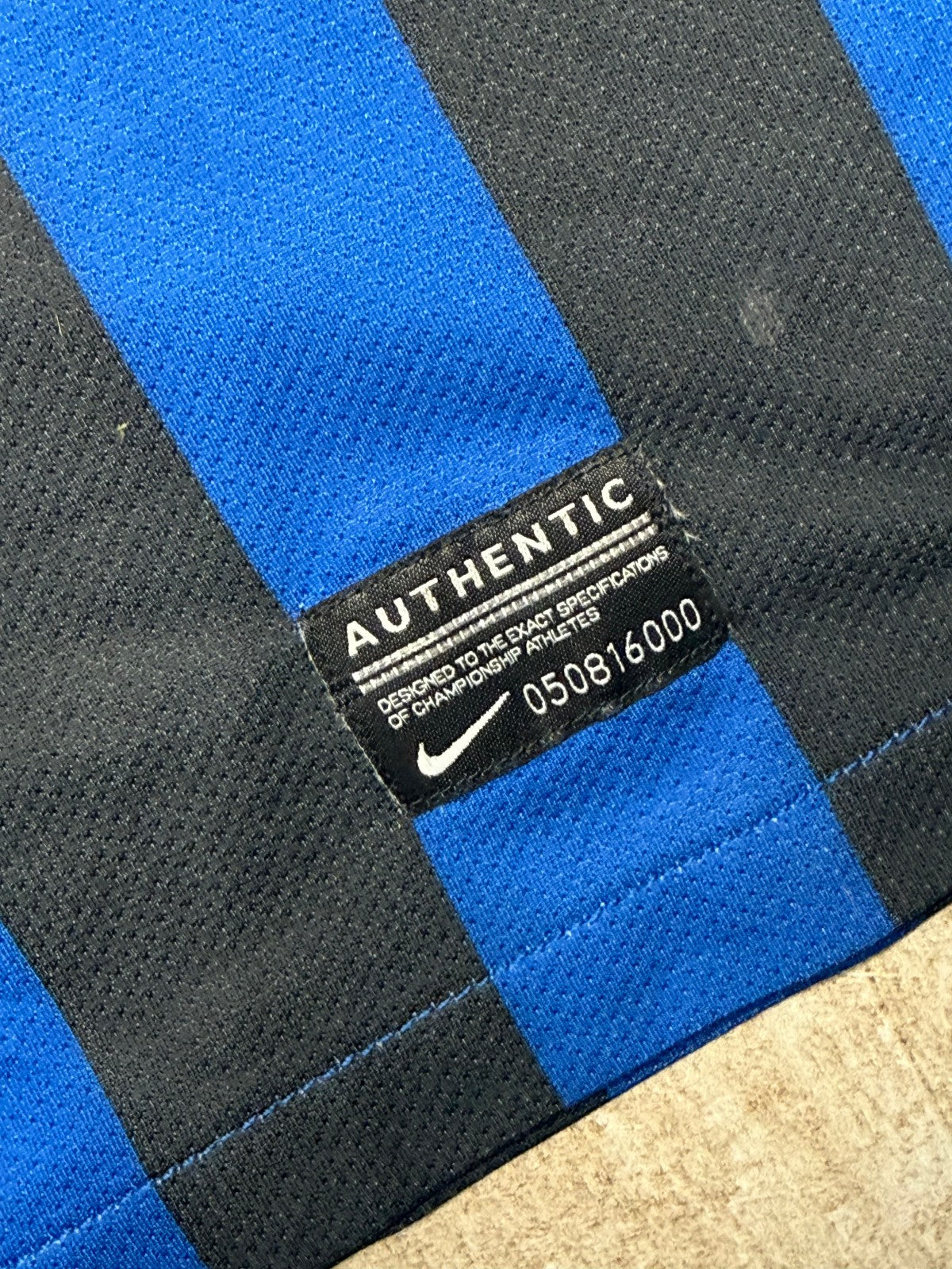 Maglia calcio vintage Inter Zanetti Pirelli Nike 2011 2012 XXL shirt jersey
