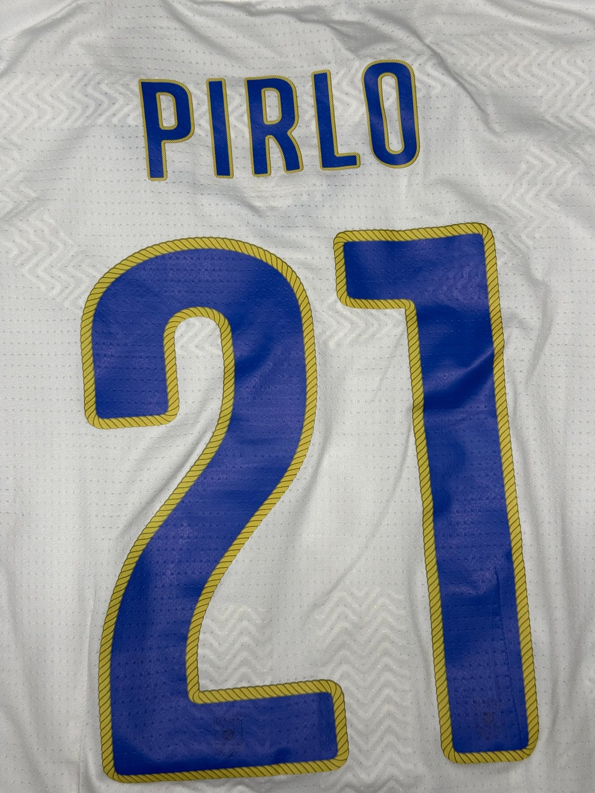 maglia calcio vintage Italia PIRLO World Cup 2014 Brasil home PUMA player issue