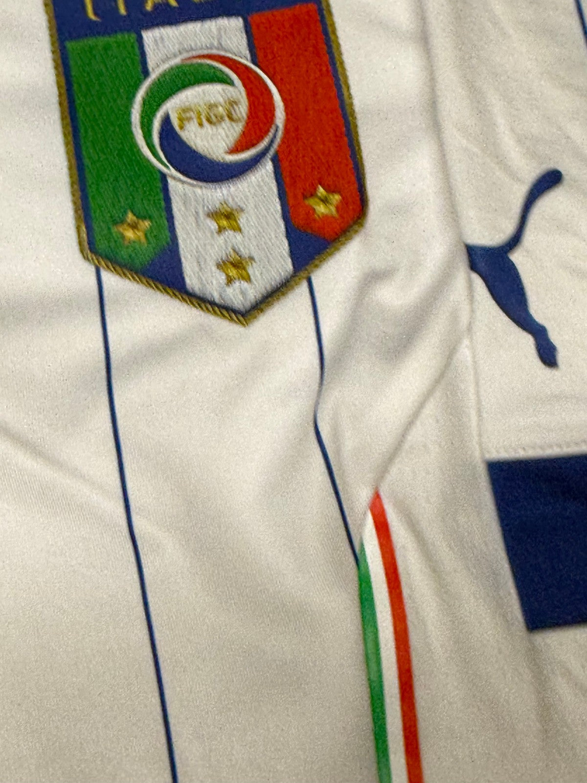 maglia calcio vintage Italia PIRLO World Cup 2014 Brasil home PUMA player issue