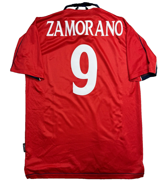 maglia calcio vintage Chile ZAMORANO Umbro 1999 2000 home Copa America L