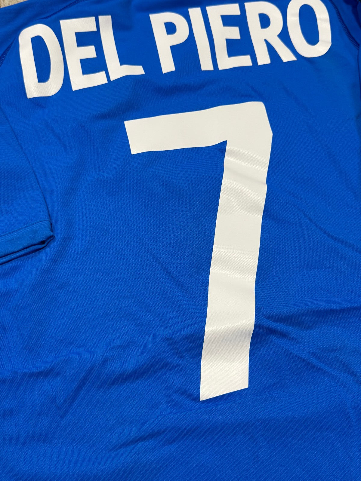 maglia calcio vintage italia DEL PIEROWorld Cup 2002  *ITALY* Korea M jersey