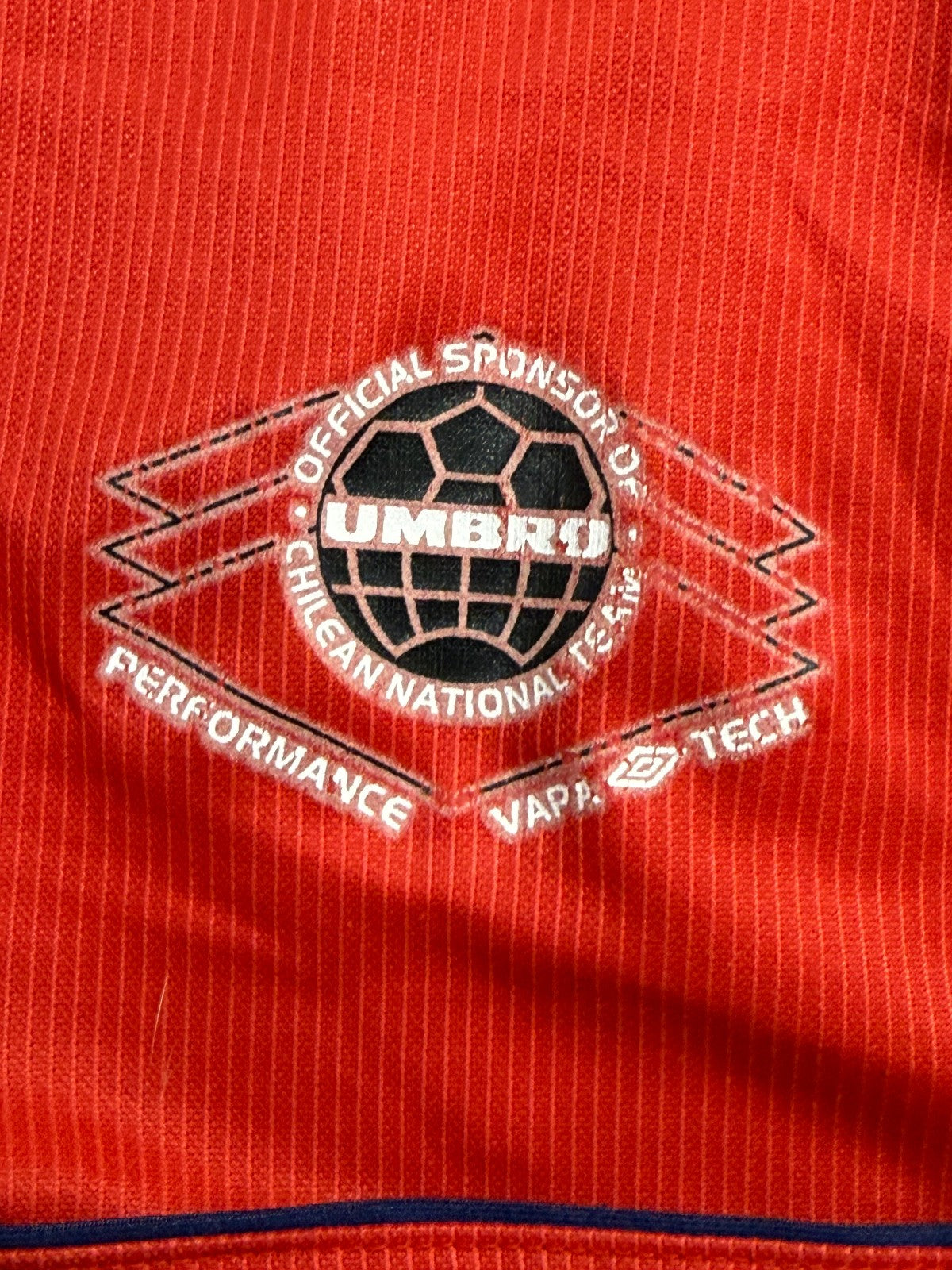 maglia calcio vintage Chile ZAMORANO Umbro 1999 2000 home Copa America L