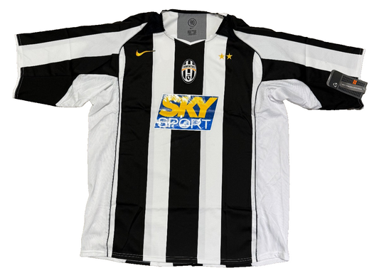 maglia calcio vintage Juventus IBRAHIMOVIC Nike shirt 2004 2005 *BNWT* Sky XL