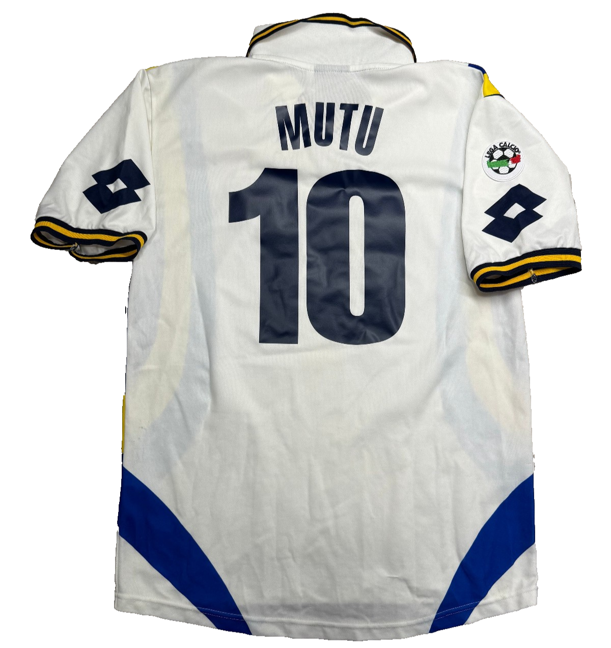 maglia calcio vintage Hellas Verona Lotto MUTU Marsilli away 2000 2001 L