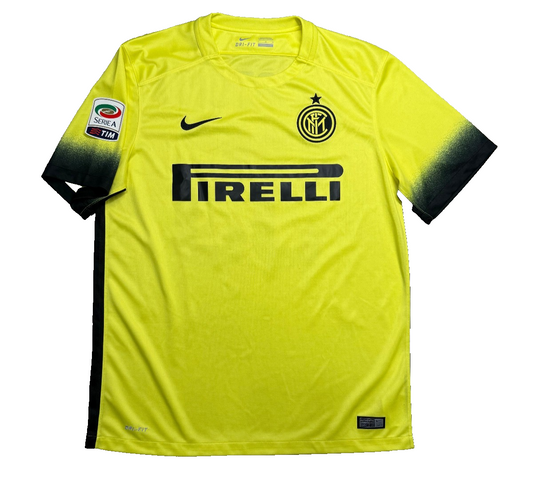 Maglia calcio vintage Inter NAGATOMO L Pirelli Nike 2015 2016 shirt jersey