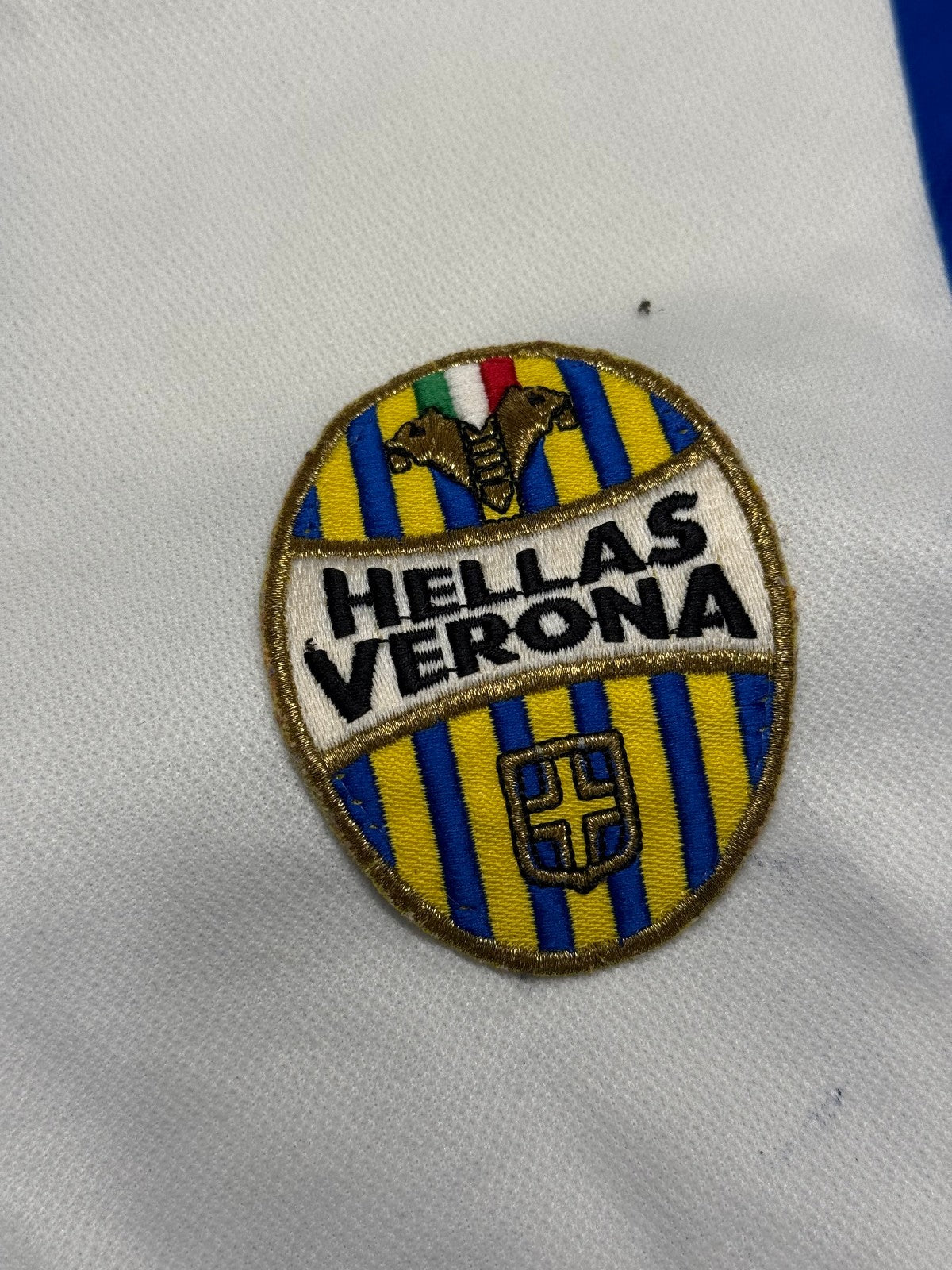 maglia calcio vintage Hellas Verona Lotto MUTU Marsilli away 2000 2001 L