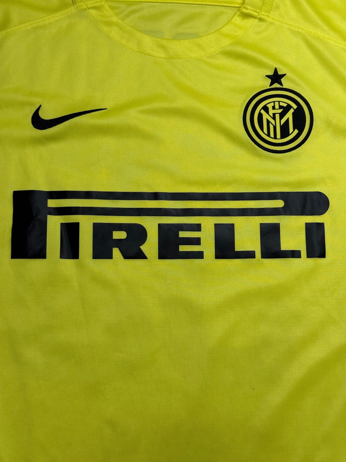 Maglia calcio vintage Inter NAGATOMO L Pirelli Nike 2015 2016 shirt jersey