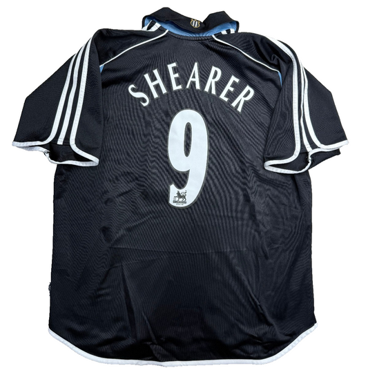 maglia calcio vintage Adidas Newcastle Shearer NTL 2000 2001 L