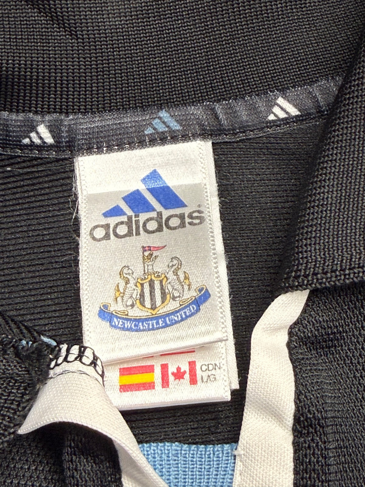 maglia calcio vintage Adidas Newcastle Shearer NTL 2000 2001 L