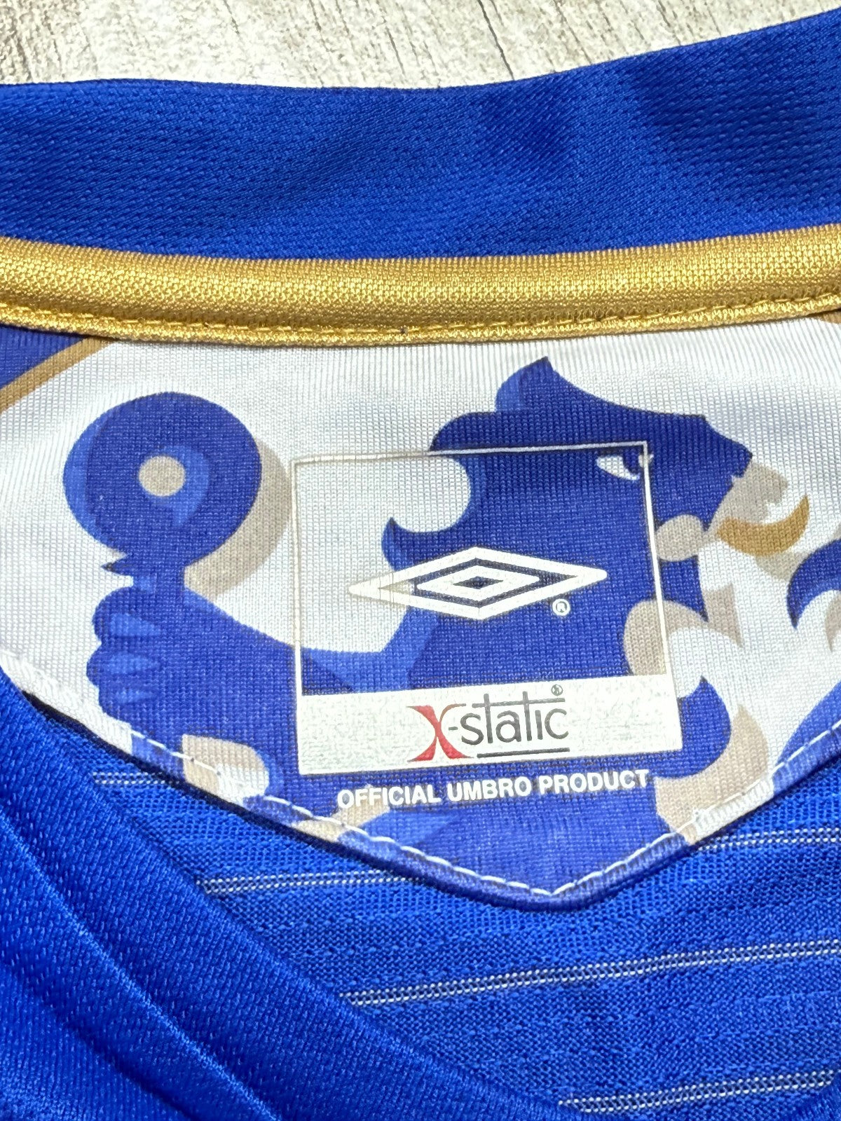 maglia calcio vintage Chelsea FC Crespo Umbro 2005 2006 Centenary 100 M UCL