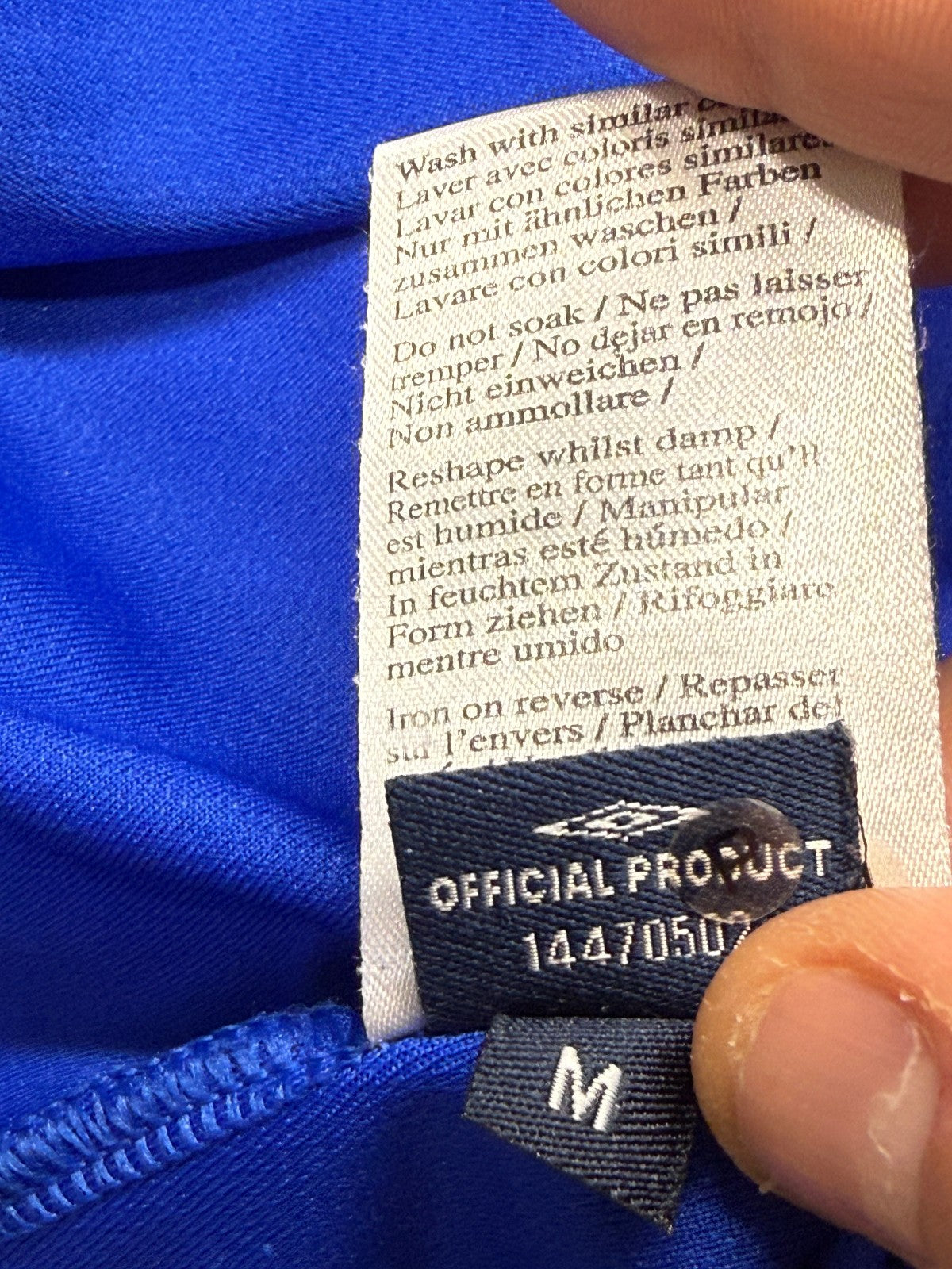 maglia calcio vintage Chelsea FC Crespo Umbro 2005 2006 Centenary 100 M UCL