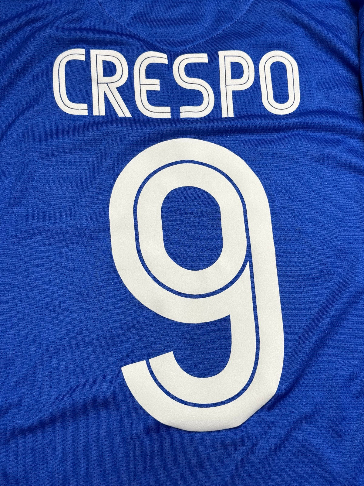 maglia calcio vintage Chelsea FC Crespo Umbro 2005 2006 Centenary 100 M UCL