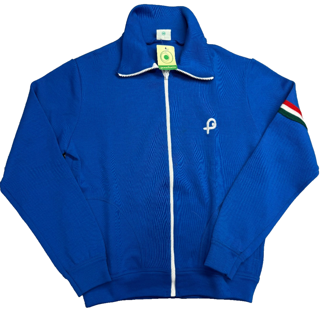 felpa giacca vintage ITALIA tracktop S Pouchain anni 70 Tardelli Mazzola Riva