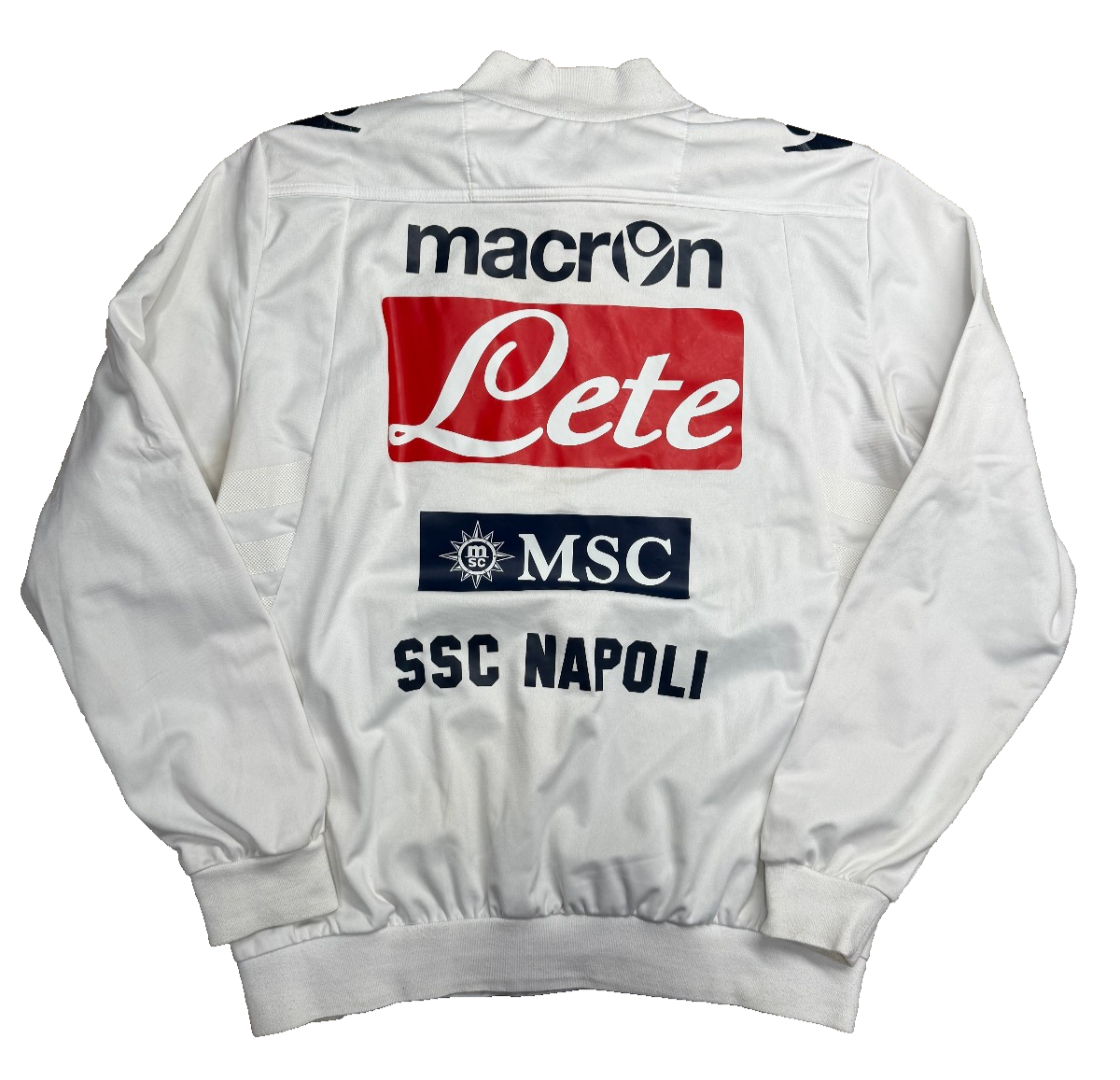 maglia calcio vintage Napoli Hamsik training Lete Macron 2012 allenamento felpa