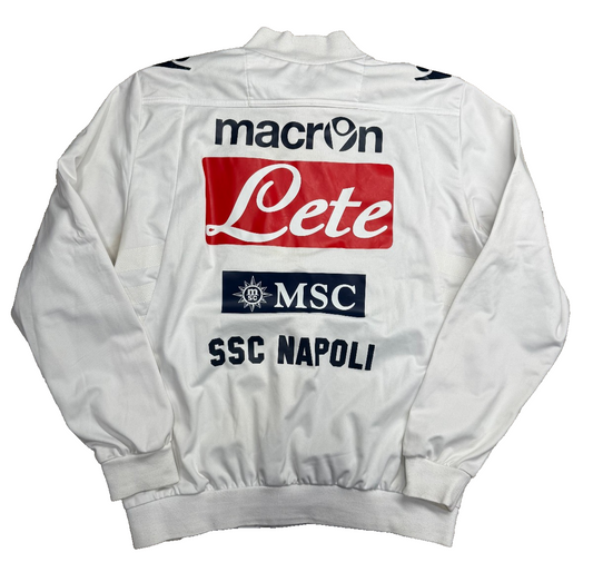maglia calcio vintage Napoli Hamsik training Lete Macron 2012 allenamento felpa