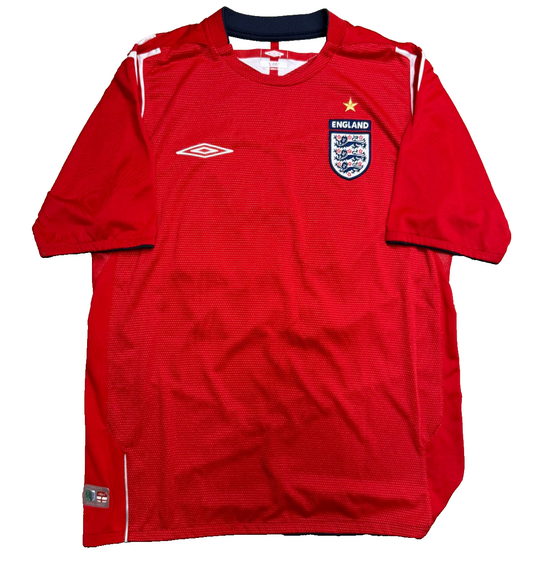 maglia calcio vintage shirt England OWEN Umbro 2004 2006 UMBRO M