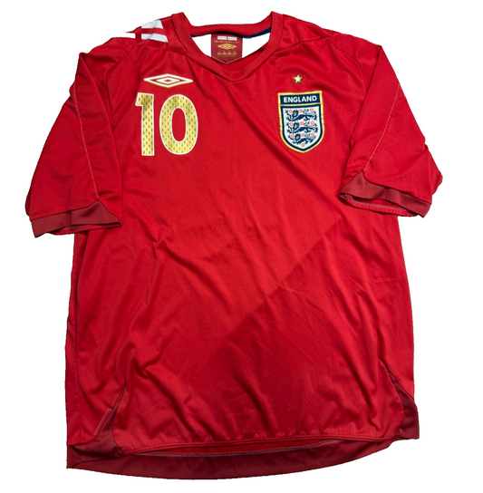 maglia calcio vintage shirt England OWEN Umbro World Cup 2006 UMBRO XL