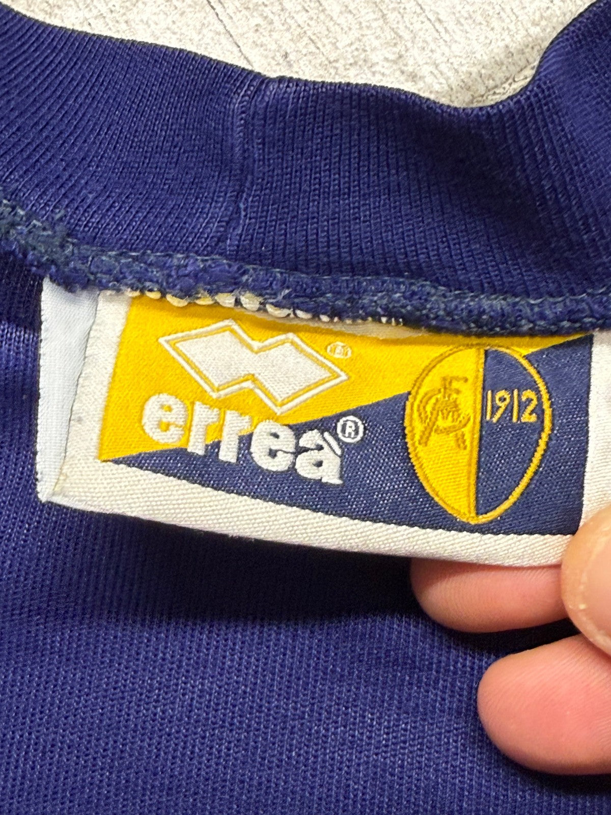 maglia Modena Match worn Errea 2000 Friendly allenamento training Home XXL