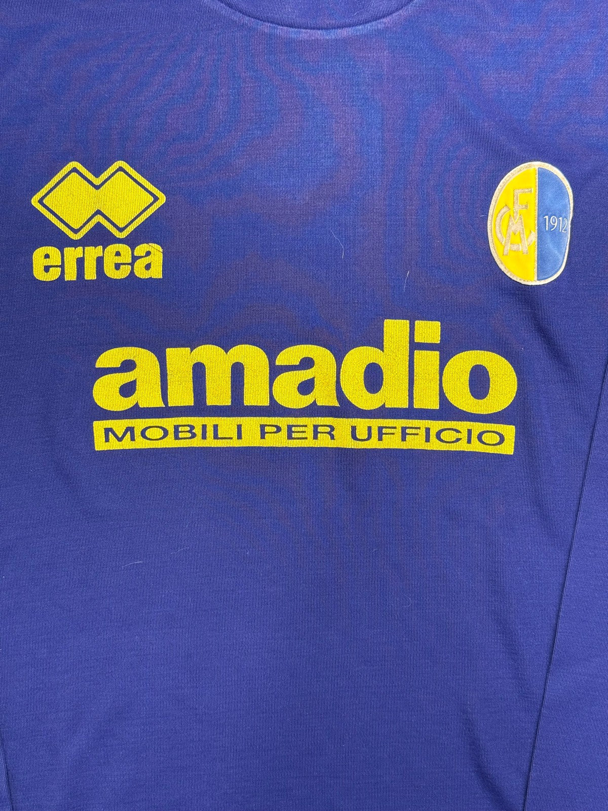 maglia Modena Match worn Errea 2000 Friendly allenamento training Home XXL