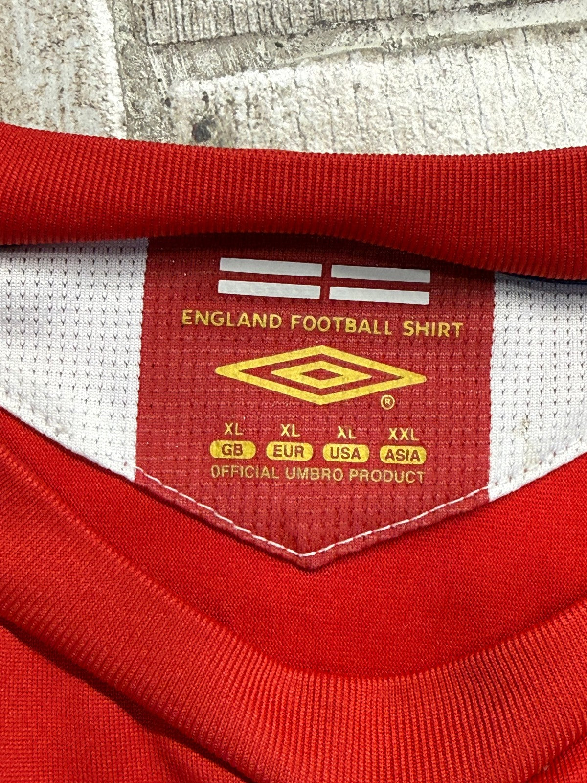 maglia calcio vintage shirt England OWEN Umbro World Cup 2006 UMBRO XL