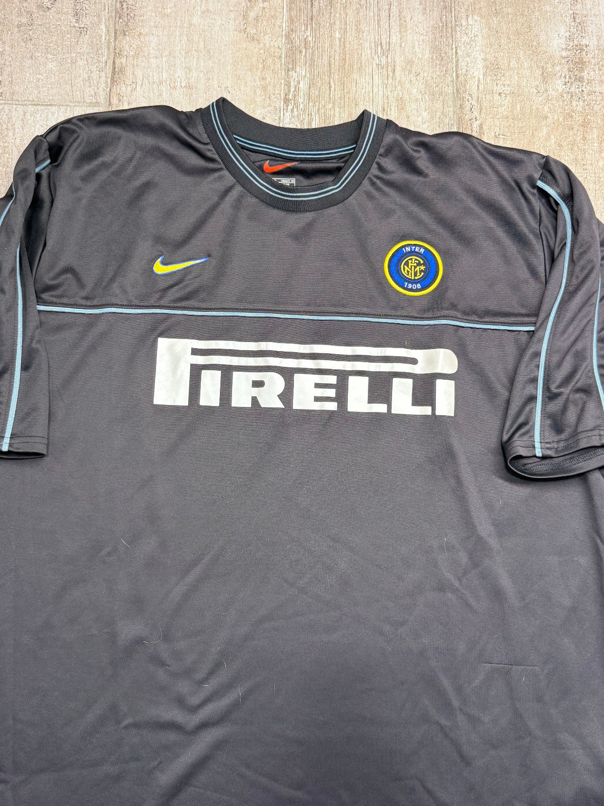 maglia calcio INTER training allenamento shirt Nike Pirelli 1999 2000 Home