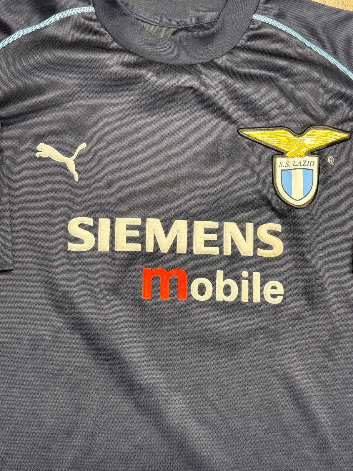 maglia calcio vintage SS Lazio Puma scudetto Cirio 2000 training allenamento