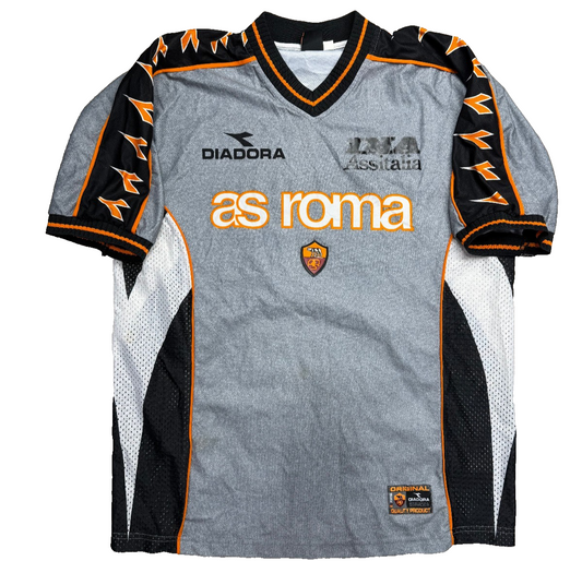 Maglia As roma shirt Jersey training Diadora Ina Assitalia 1997 1998 XL TOTTI