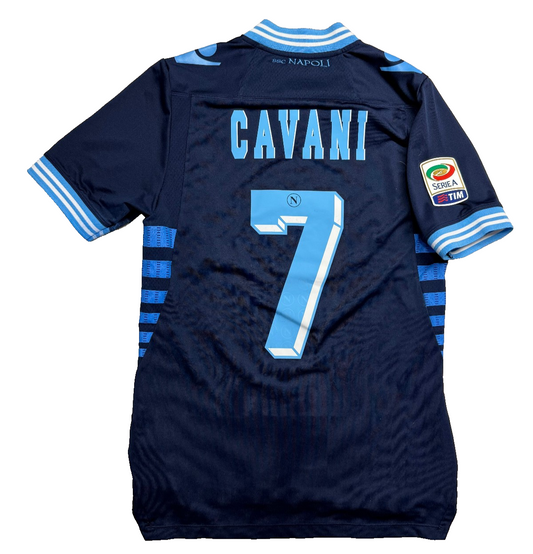 maglia calcio vintage Napoli Cavani home 2012 2013 shirt Jersey Macron L Lete