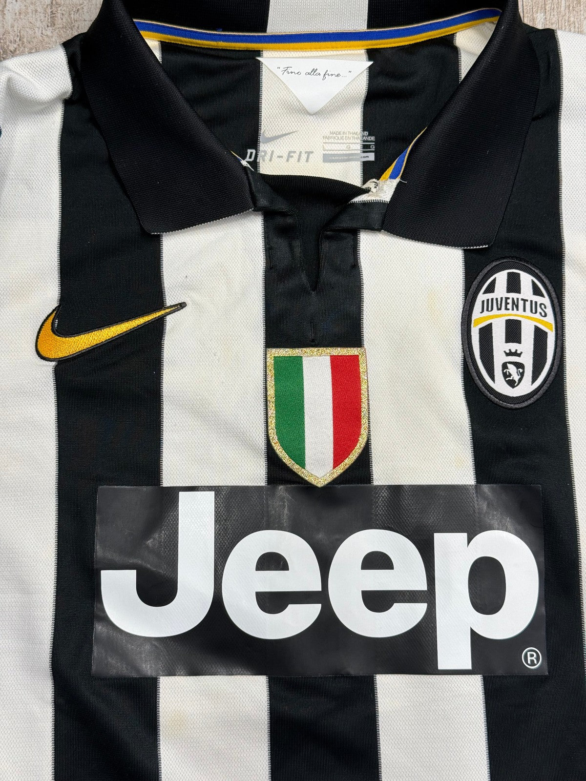 maglia calcio vintage FC Juventus PIRLO 2014 2015 JEEP L NIKE