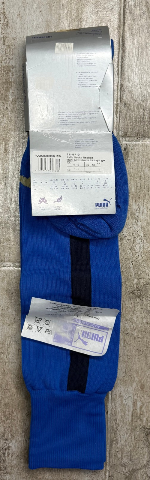 FIGC ITALIA socks calze PUMA vintage Del Piero Totti Cannavaro WC 2006