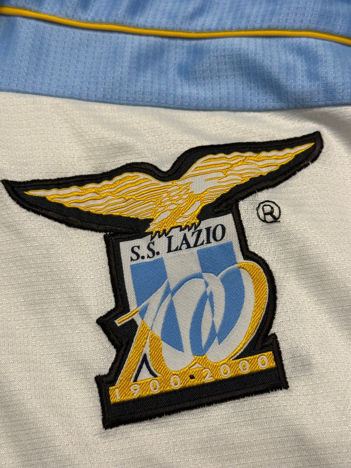 maglia calcio vintage SS Lazio 100 years Puma Siemens 2000 2001 VERON XL