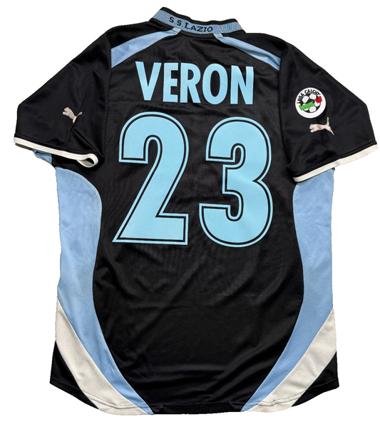 maglia calcio vintage SS Lazio 100 years Puma Siemens 2000 2001 VERON L