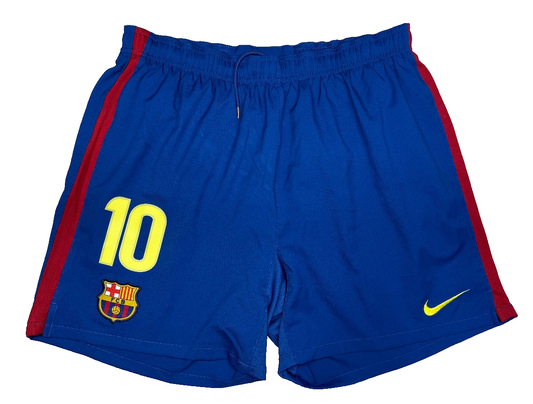 pantaloncini shorts pantaloni corti Barcellona Nike 2009 2010 MESSI Barca XL