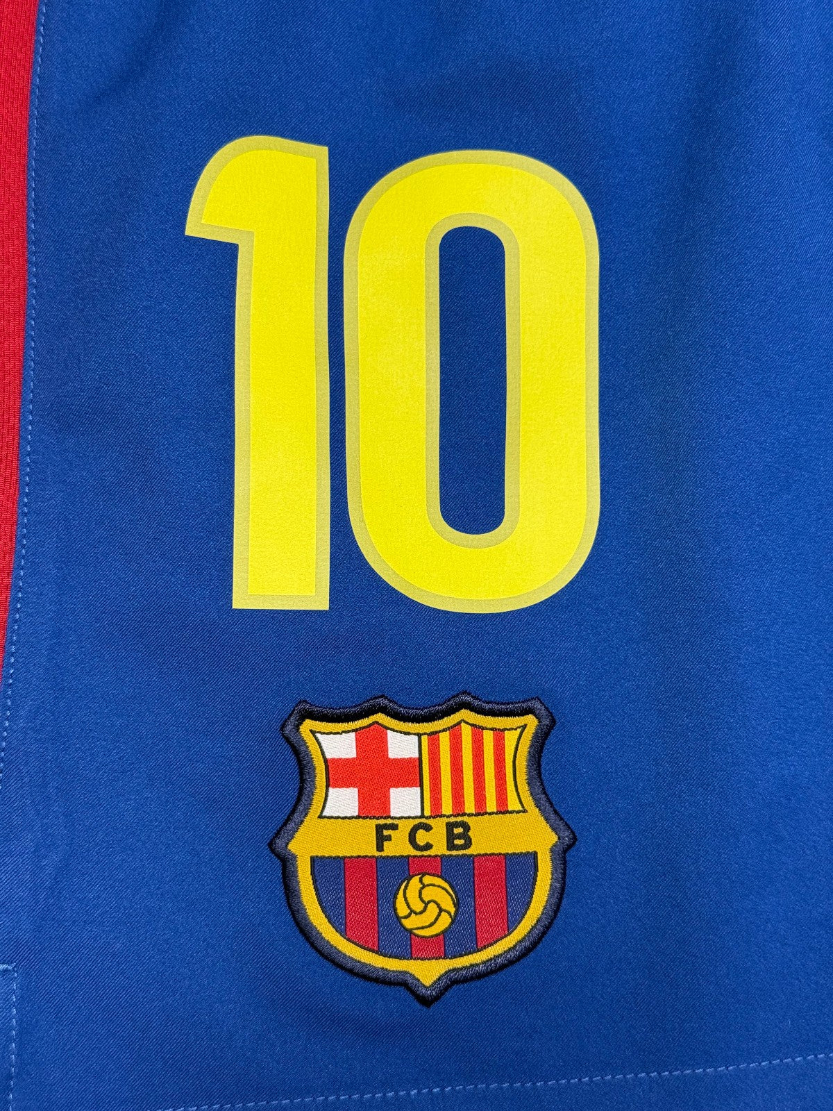 pantaloncini shorts pantaloni corti Barcellona Nike 2009 2010 MESSI Barca XL