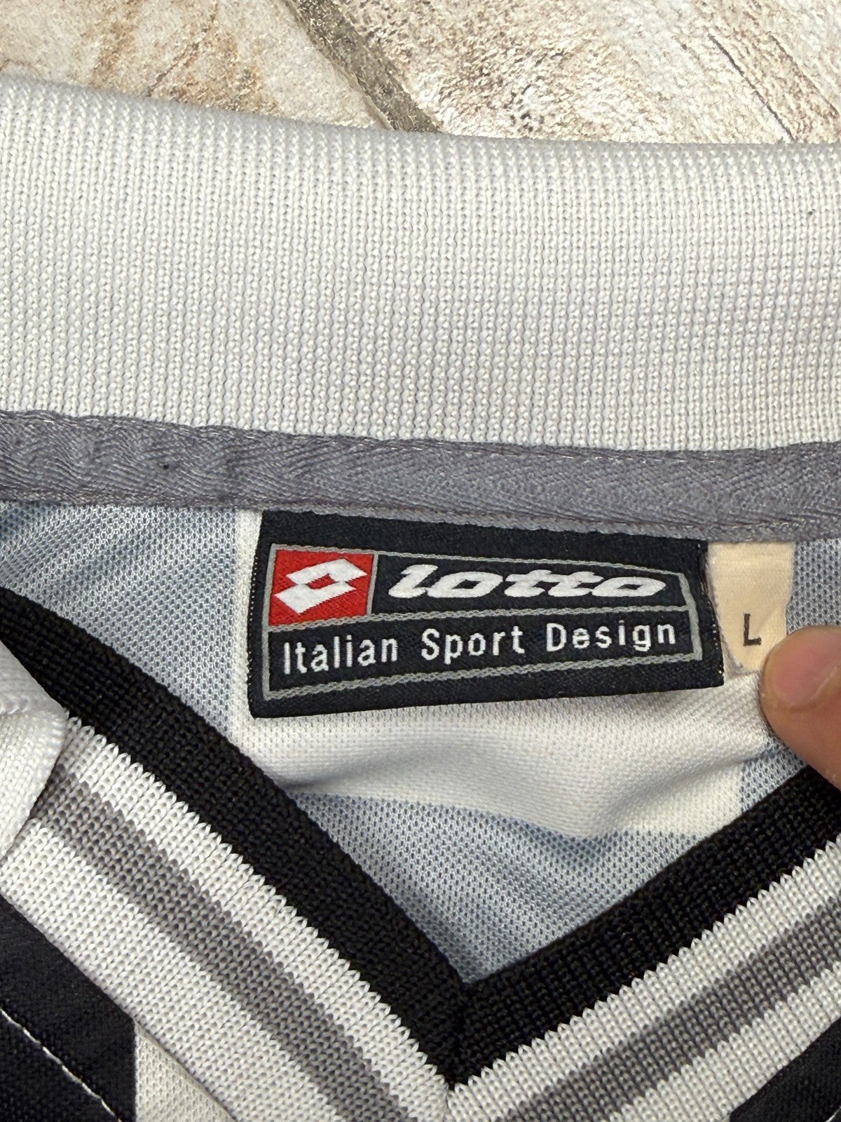 maglia juventus vintage ZIDANE Lotto 2000 2001 L Ciao WEB Tele+ jersey home