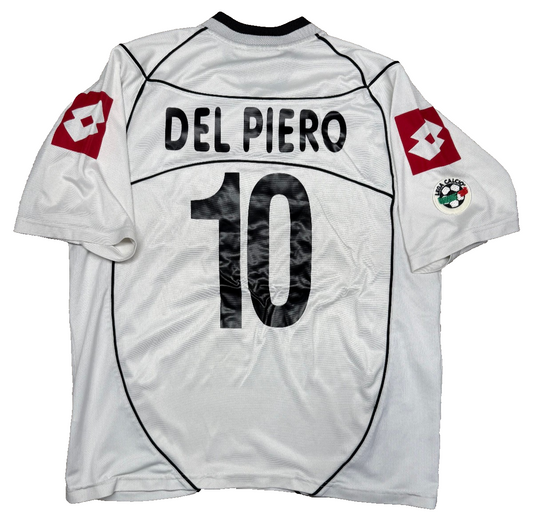 maglia juventus match worn vintage DEL PIERO Serie A Coppa Italia 2002 FASTWEB