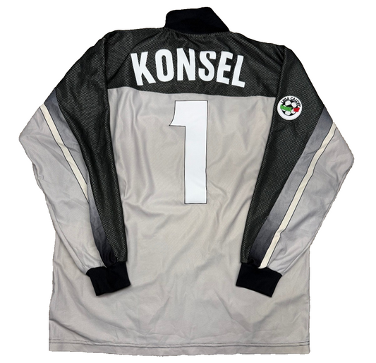 maglia calcio vintage AS Roma KONSEL Ina Assitalia Diadora 1998 1999 XL Serie A