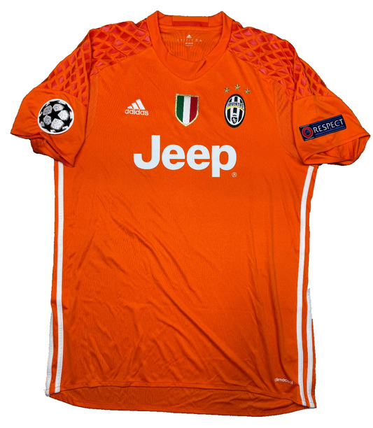 maglia calcio vintage Juventus BUFFON Serie A 2016 2017 CHAMPIONS LEAGUE L