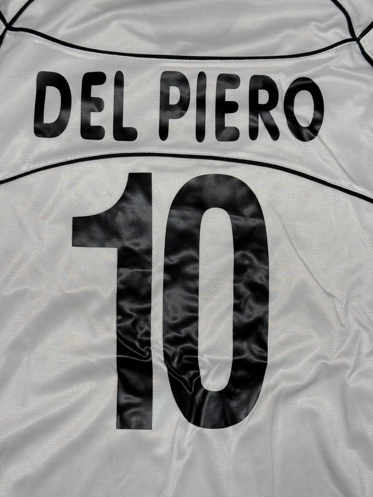 maglia juventus match worn vintage DEL PIERO Serie A Coppa Italia 2002 FASTWEB