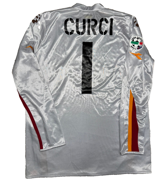 maglia calcio vintage AS Roma CURCI Ina Assitalia Diadora 2004 2005 XXL Serie A