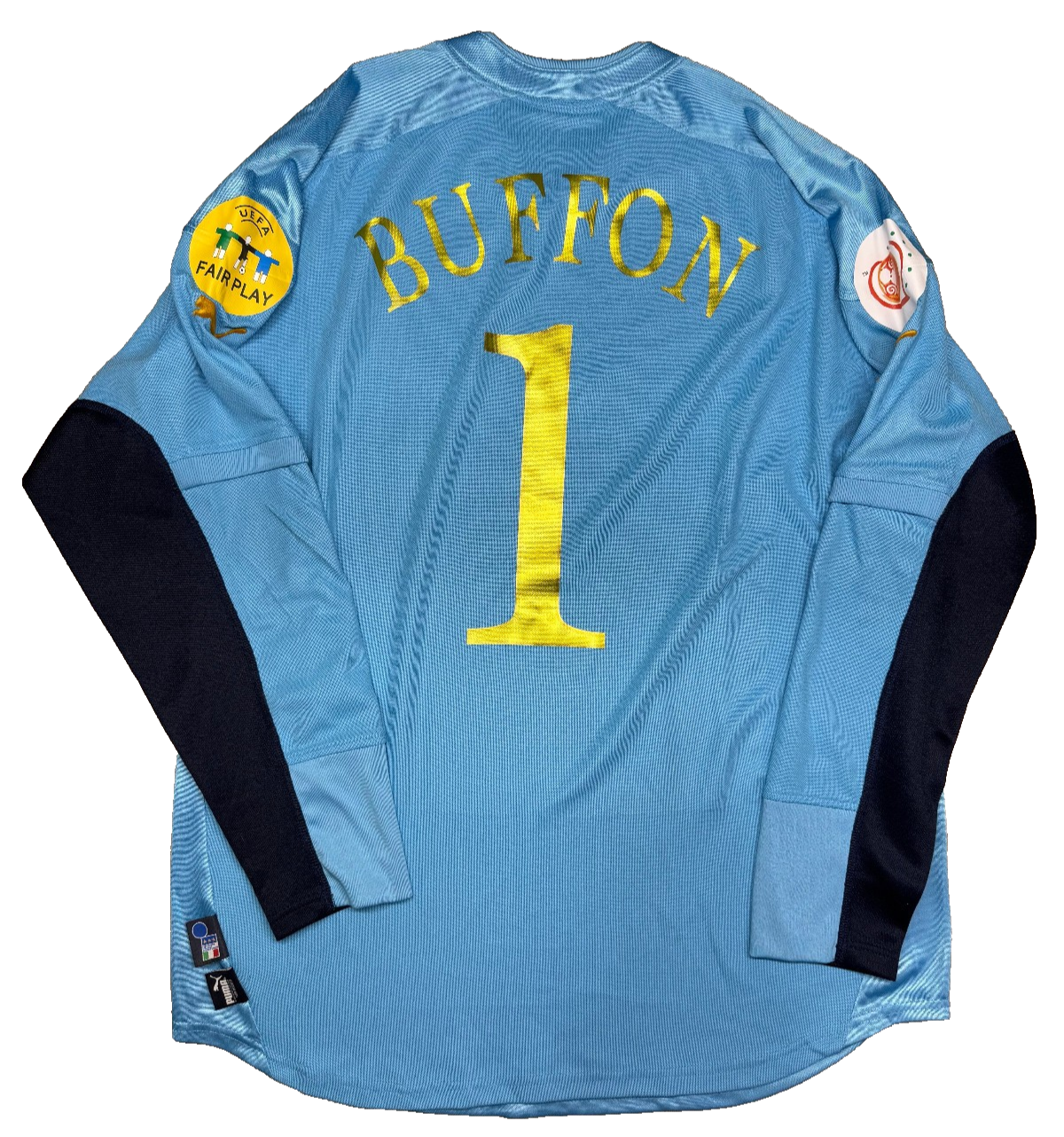 maglia calcio italia BUFFON Euro 2004 Portugal Jersey home XL Puma shirt vintage