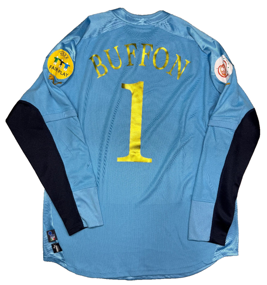 maglia calcio italia BUFFON Euro 2004 Portugal Jersey home XL Puma shirt vintage