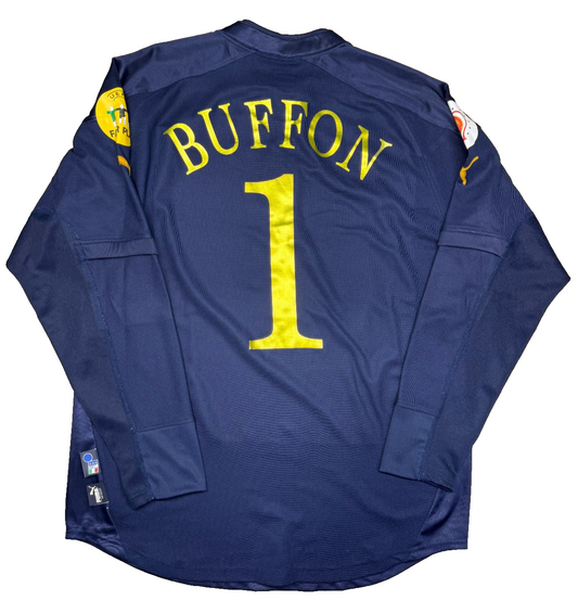 maglia calcio italia BUFFON Euro 2004 Portugal Jersey home L Puma shirt vintage
