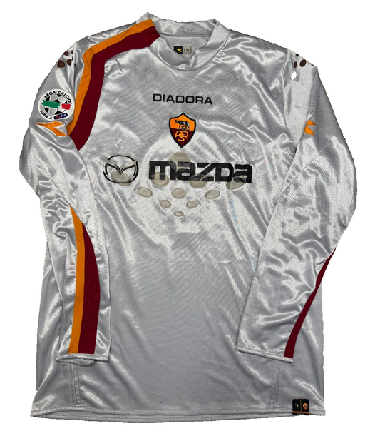 maglia calcio vintage AS Roma CURCI Ina Assitalia Diadora 2004 2005 XXL Serie A