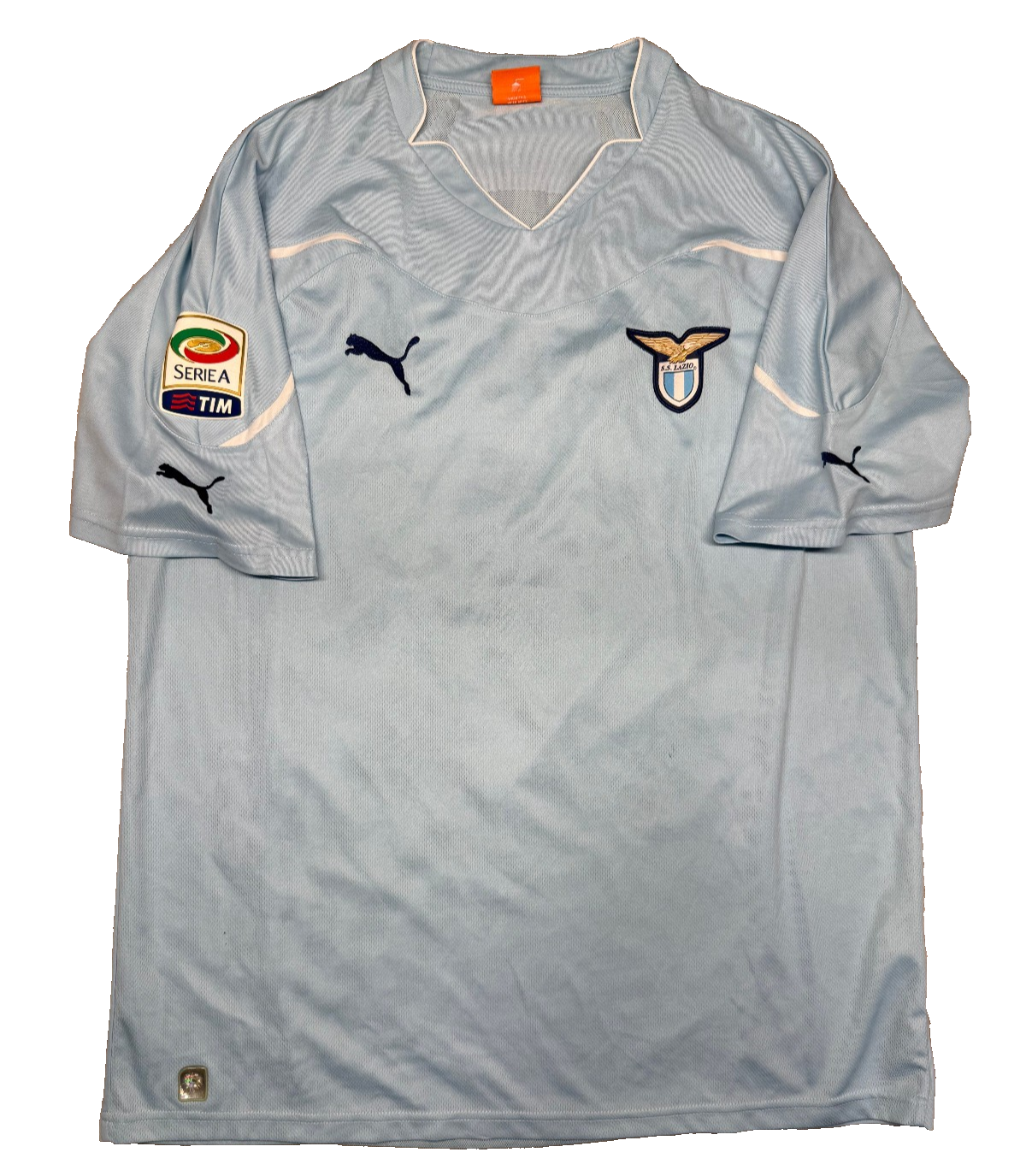 maglia calcio Lazio vintage 2010 2011 Puma Zarate Serie A XL home