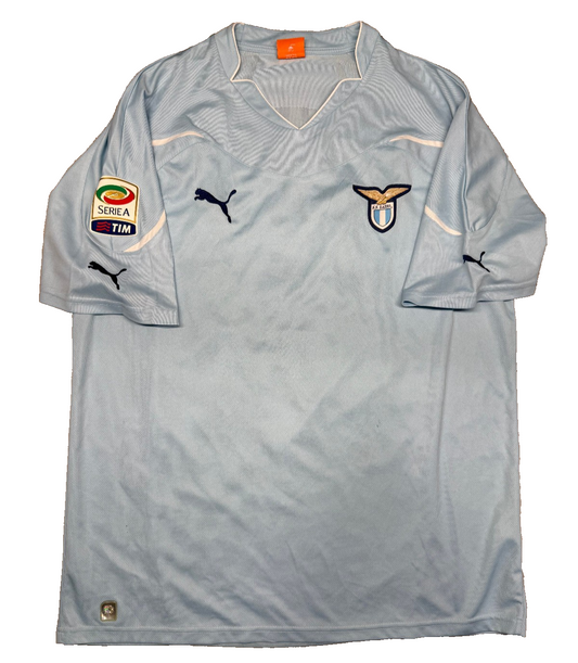 maglia calcio Lazio vintage 2010 2011 Puma Zarate Serie A XL home